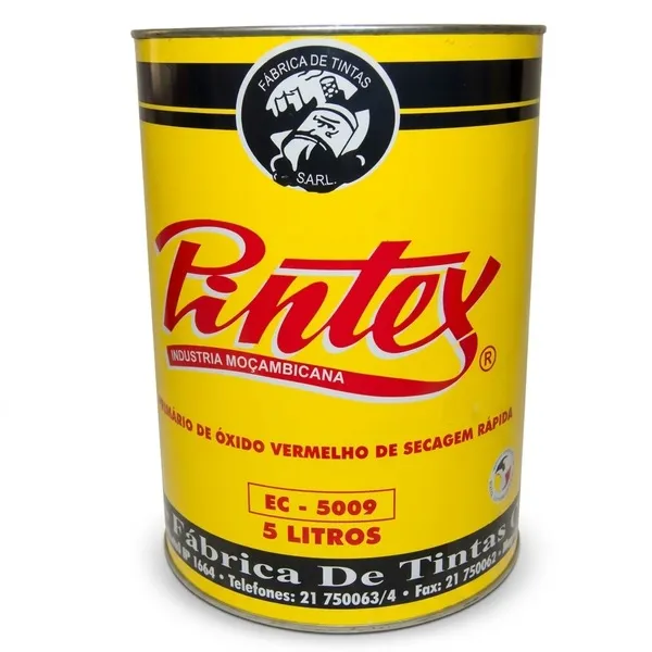 Primário Anticorrosivo Zarcão Óxido Vermelho 5 L – Pintex