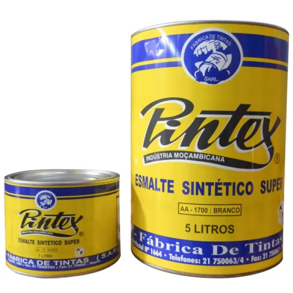 Tinta Esmalte Sintético Pintex Preta – 1 L